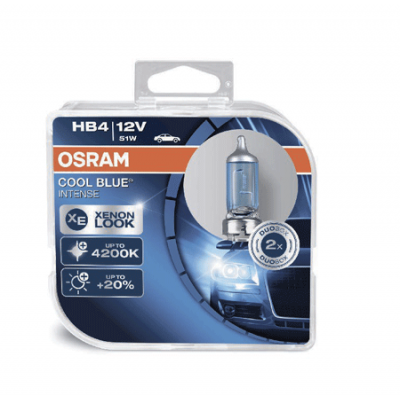 Галогеновые лампы Osram Cool Blue Intense HB4